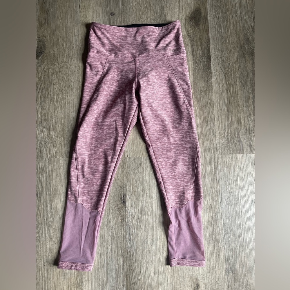 Pink mesh detail leggings​​​